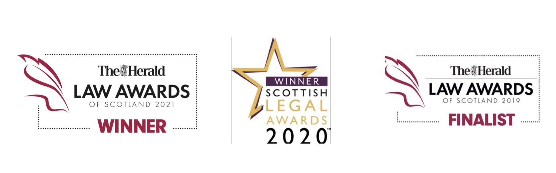 Legal awards 2019, 2020 , 2021